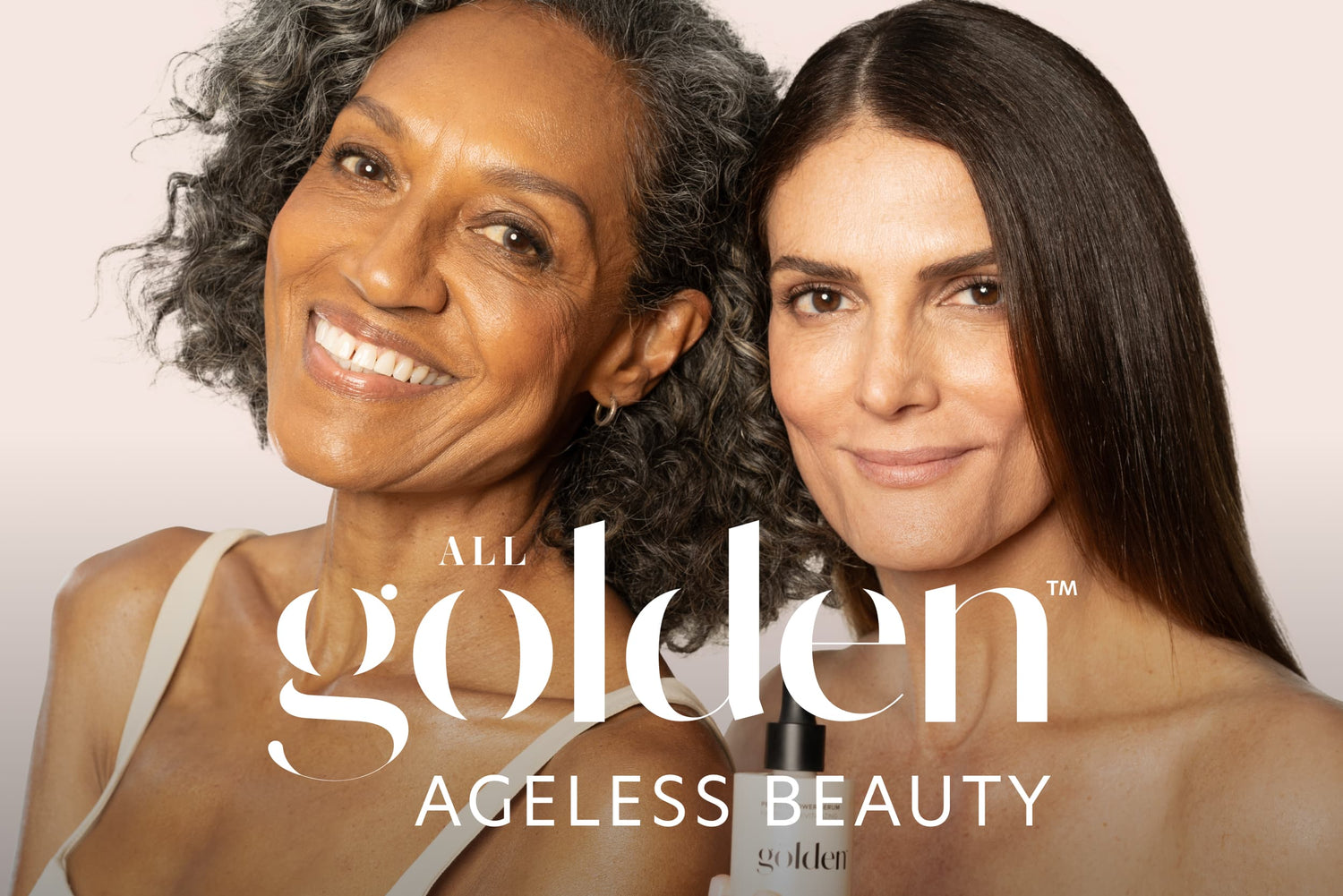 two models with All Golden products